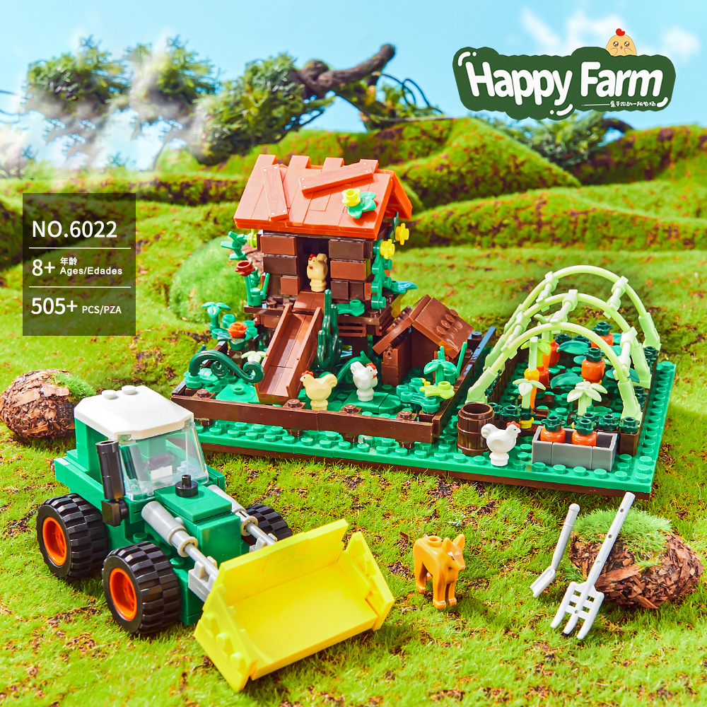 Is Farming Under Agriculture - Happy Ranch MOC Building Blocks Toys