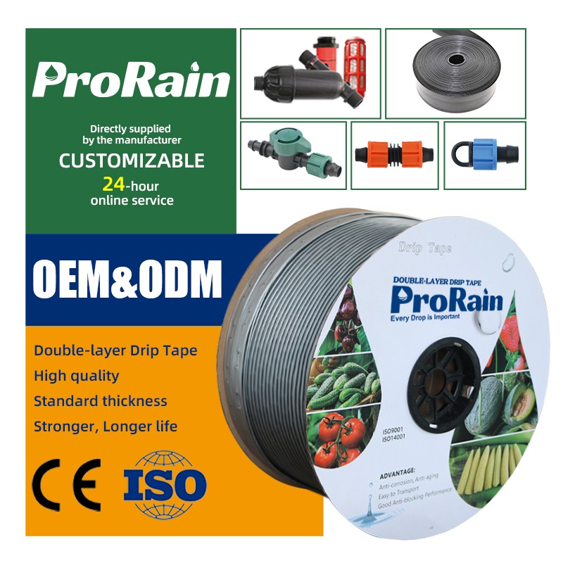 Flat Emitter Drip Tape Silver  - огляд і ціна Irrigation Drip Tape