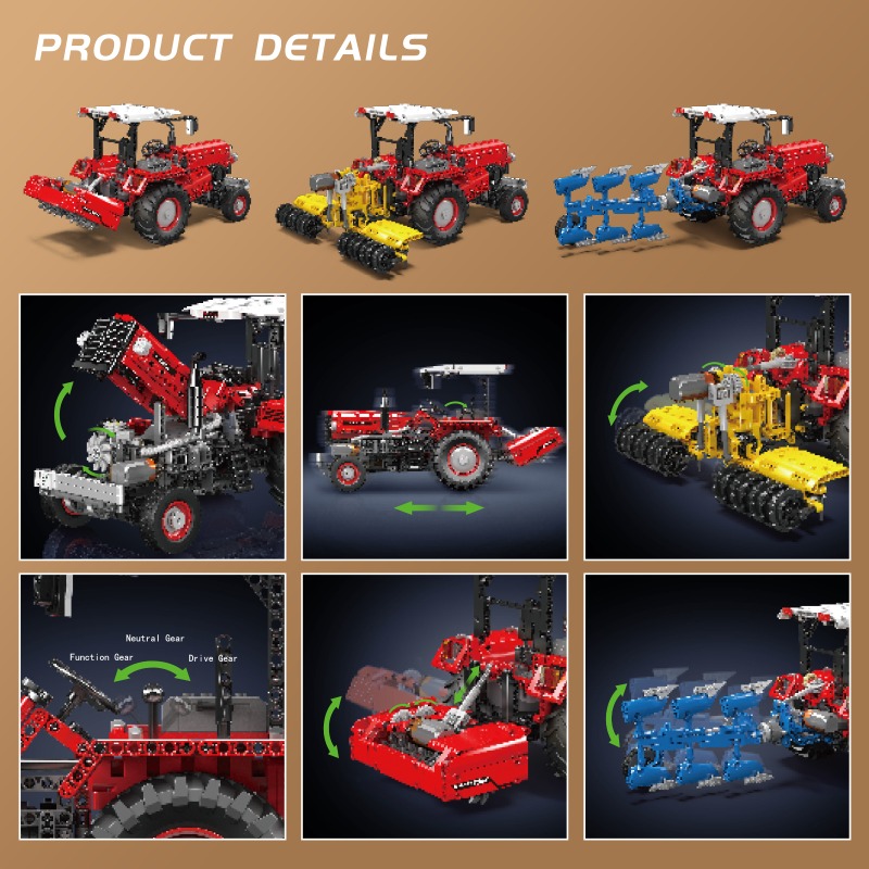 Mould King 17064 1857pcs Agric - огляд і ціна Is Farming Under Agriculture