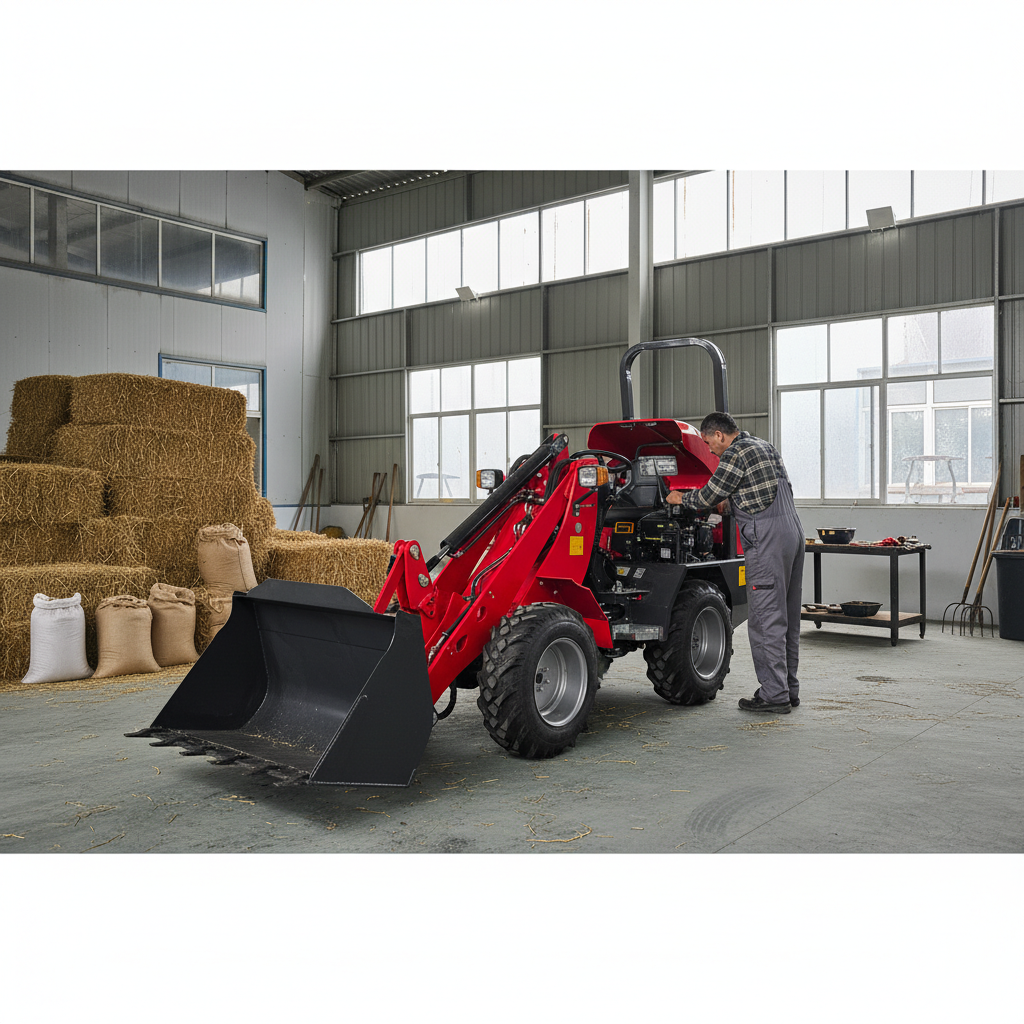 2Ton Telescopic Arm Loader wit - огляд і ціна Agriculture Farming Equipments