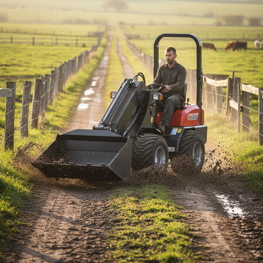 2Ton Telescopic Arm Loader wit - огляд і ціна Agriculture Farming Equipments