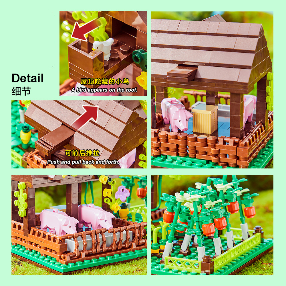 Happy Ranch MOC Building Block - огляд і ціна Is Farming Under Agriculture