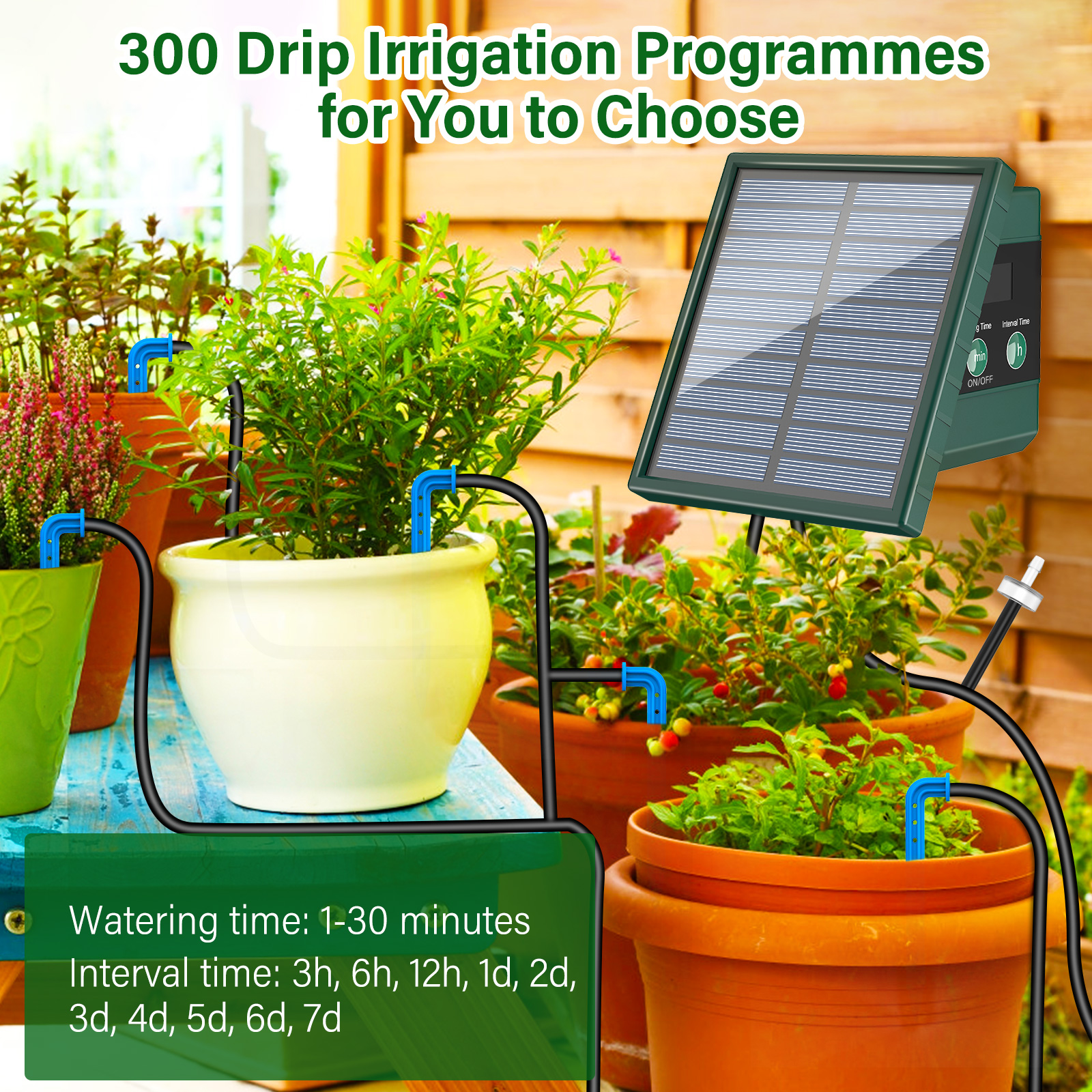 Solar Drip Irrigation Watering - огляд і ціна Irrigation Drip Tape